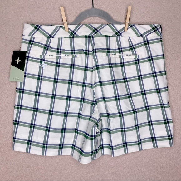 Tuckernuck Sport 5 Inch Linn Golf Shorts-White/Navy/Green-Women S, L, XL-NEW-NWT - Picture 2 of 15